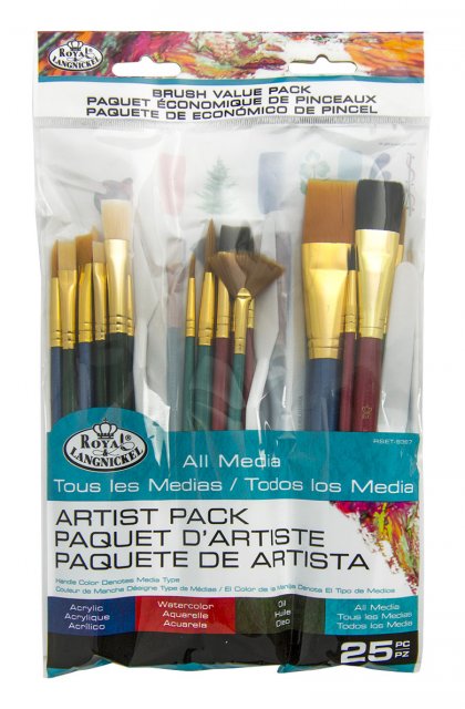 Royal Langnickel brush set artist pack