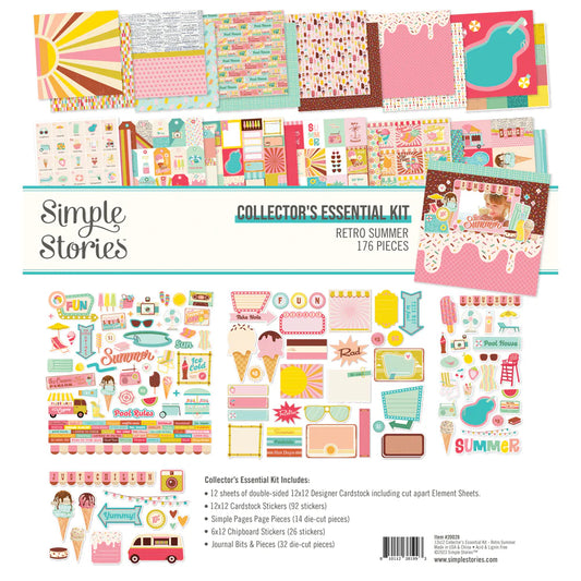 Simple Stories - Retro Summer Collector's Essential Kit