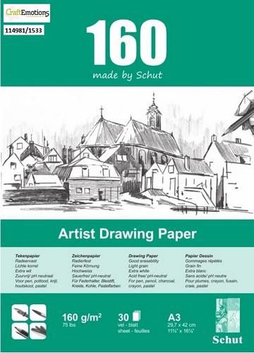 Schut - Blok Tekenpapier A3