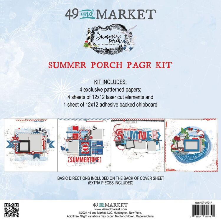 49 and Market - Summer Pack - Summer Porch Page Kit