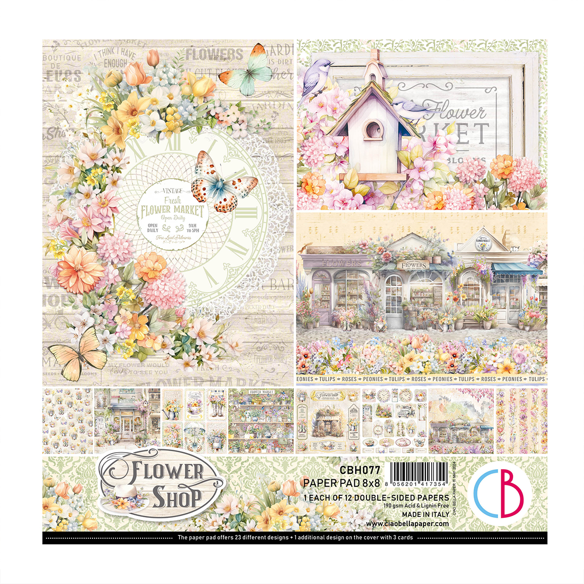 Ciao bella Flower shop paper set