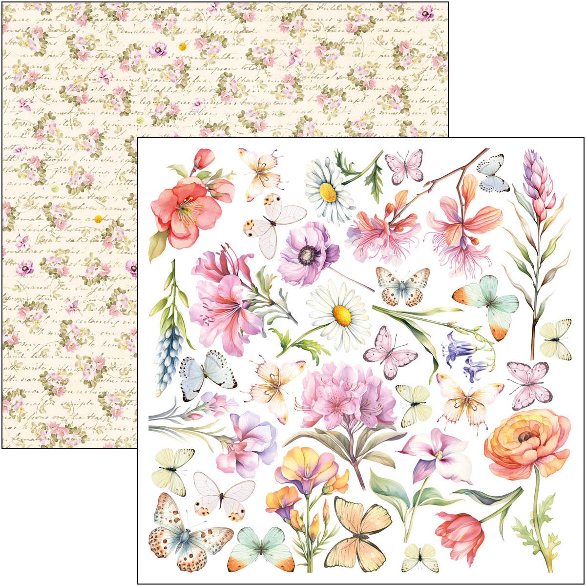 Ciao Bella Flower Shop fussy cut pad