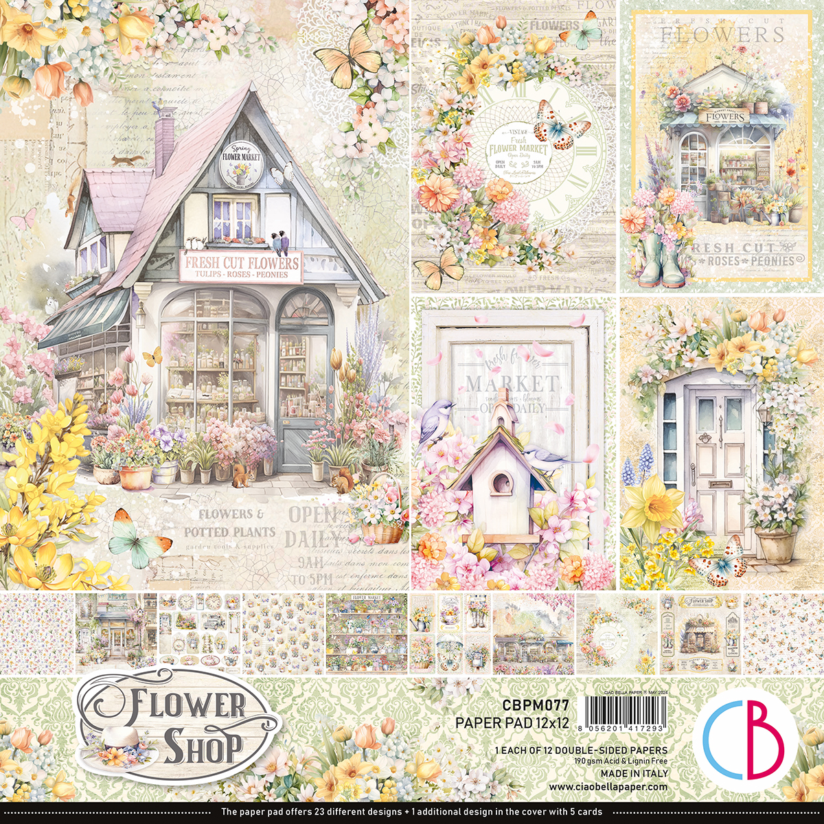 Ciao bella Flower shop paperset