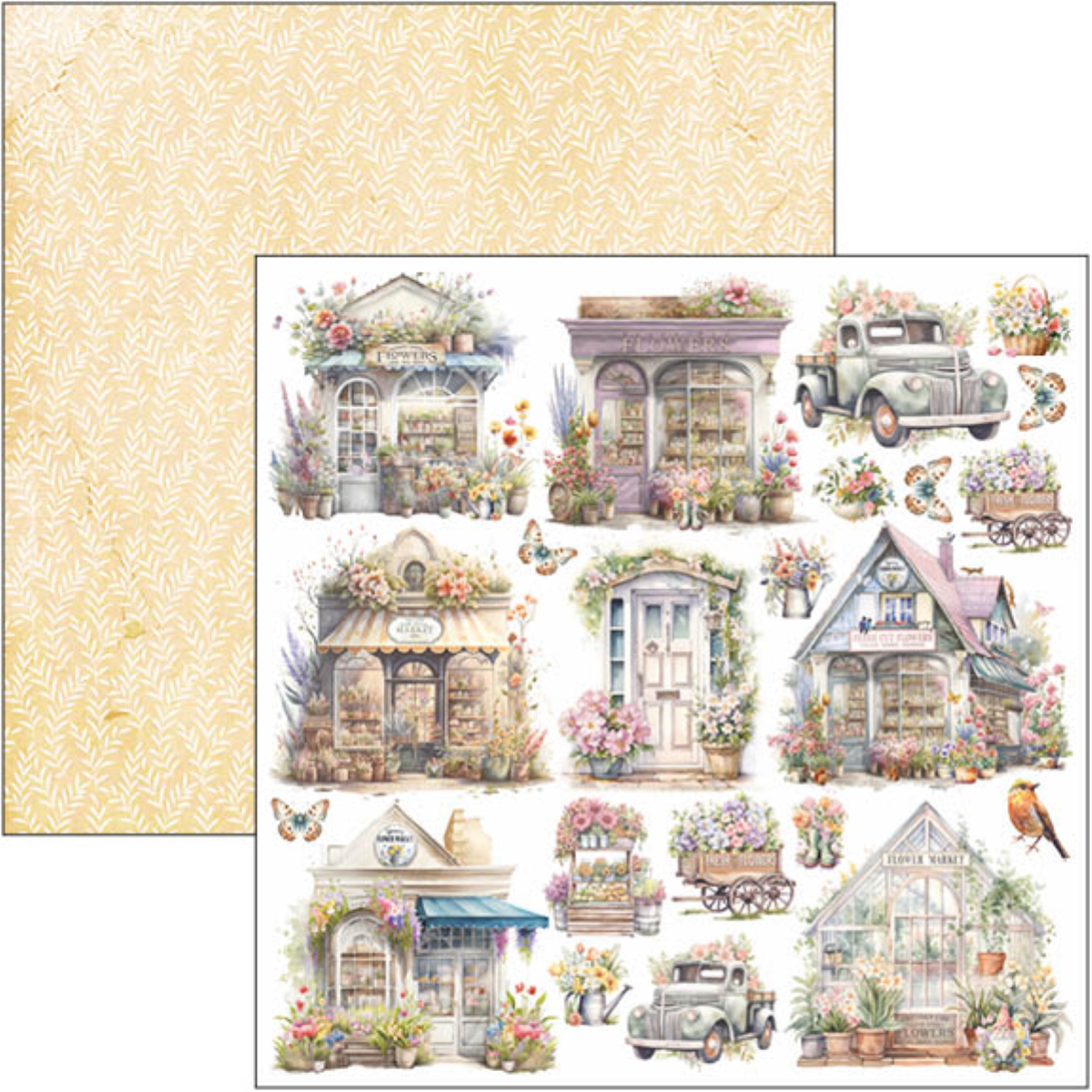 Ciao bella Flower shop paperset