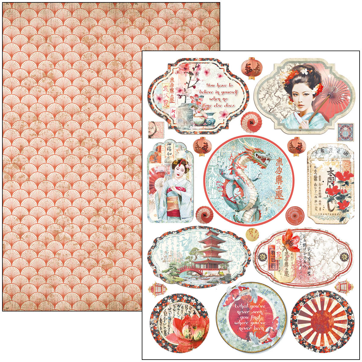 Ciao Bella Land of the rising sun A4 creative pad