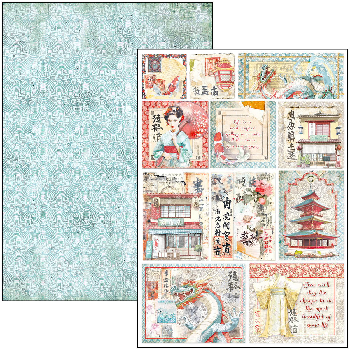 Ciao Bella Land of the rising sun A4 creative pad