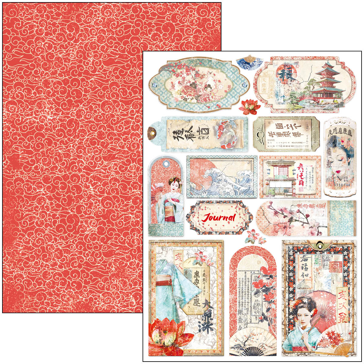 Ciao Bella Land of the rising sun A4 creative pad