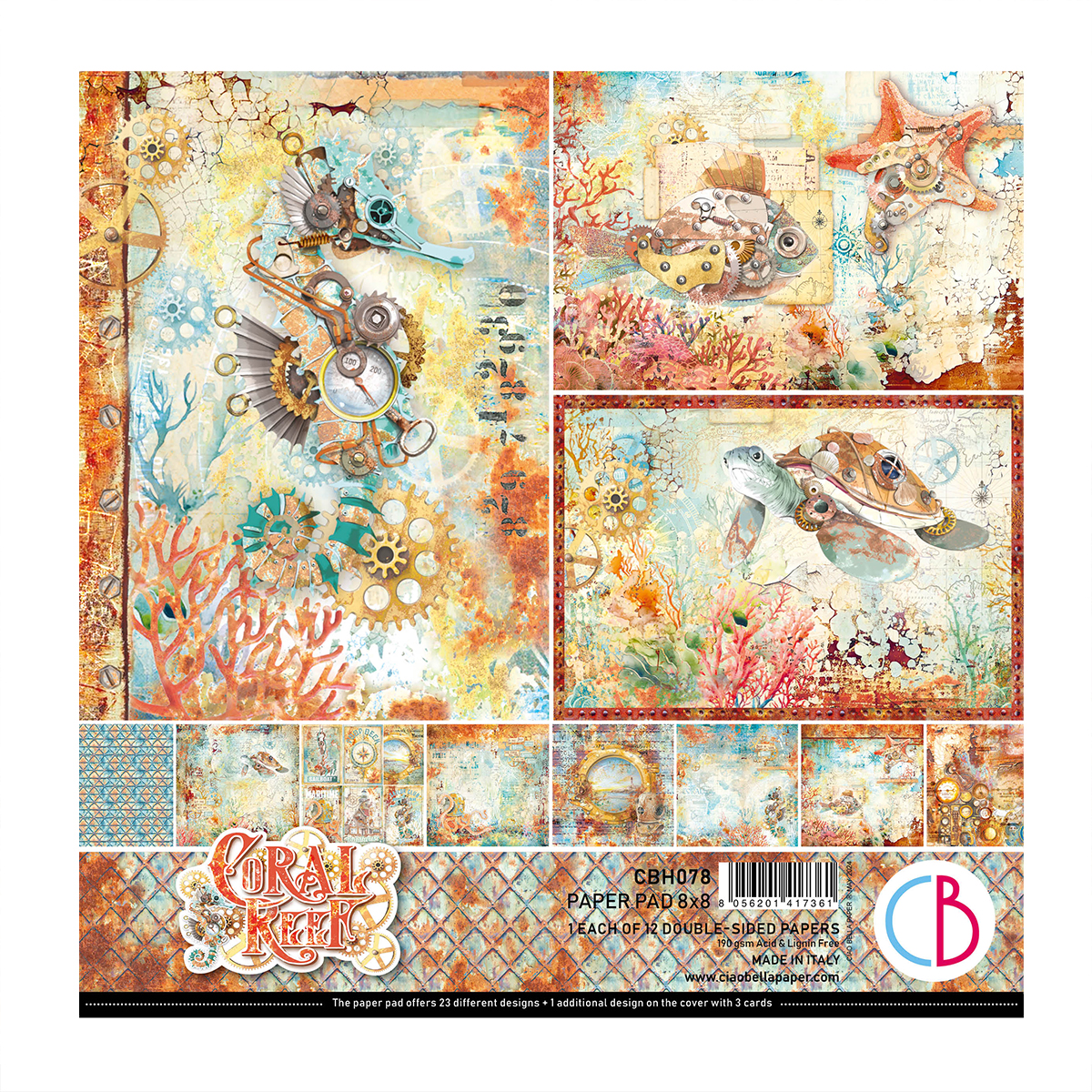 Ciao Bella Coral reef paper sets