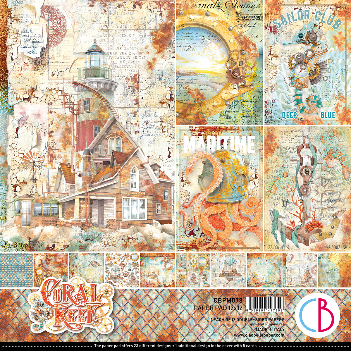 Ciao Bella Coral reef paper sets