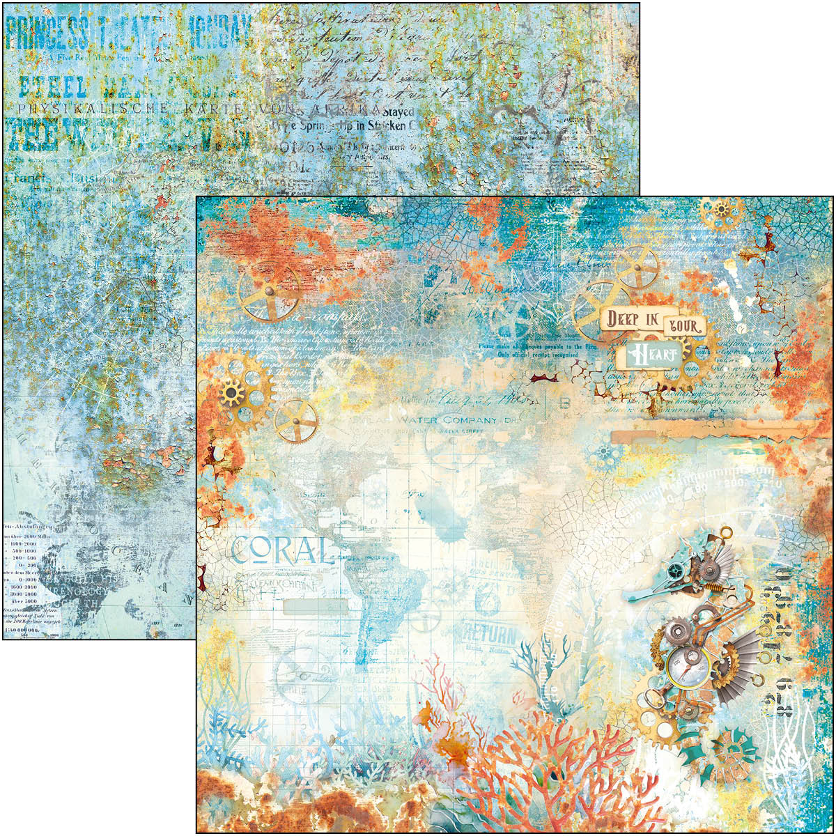 Ciao Bella Coral reef paper sets