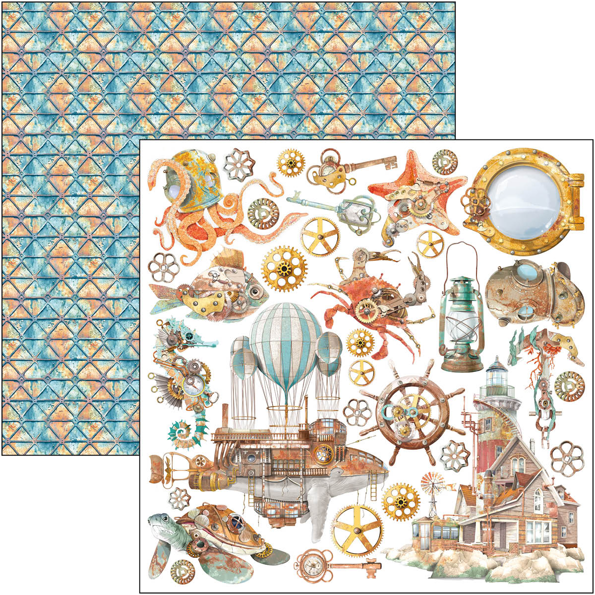 Ciao Bella Coral reef paper sets