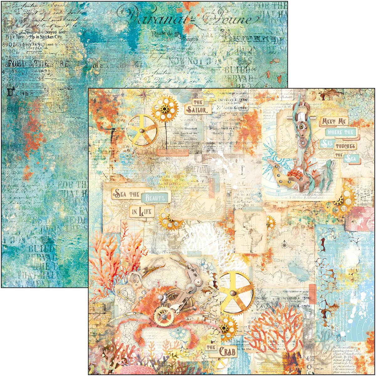 Ciao Bella Coral reef paper sets