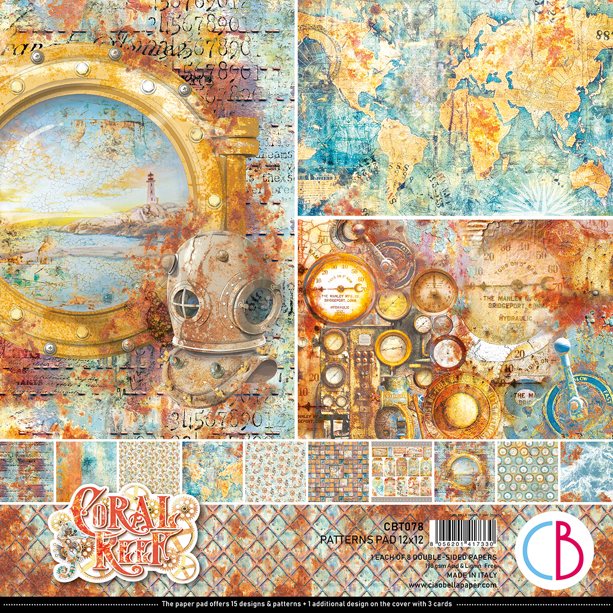 Ciao Bella Coral reef paper sets