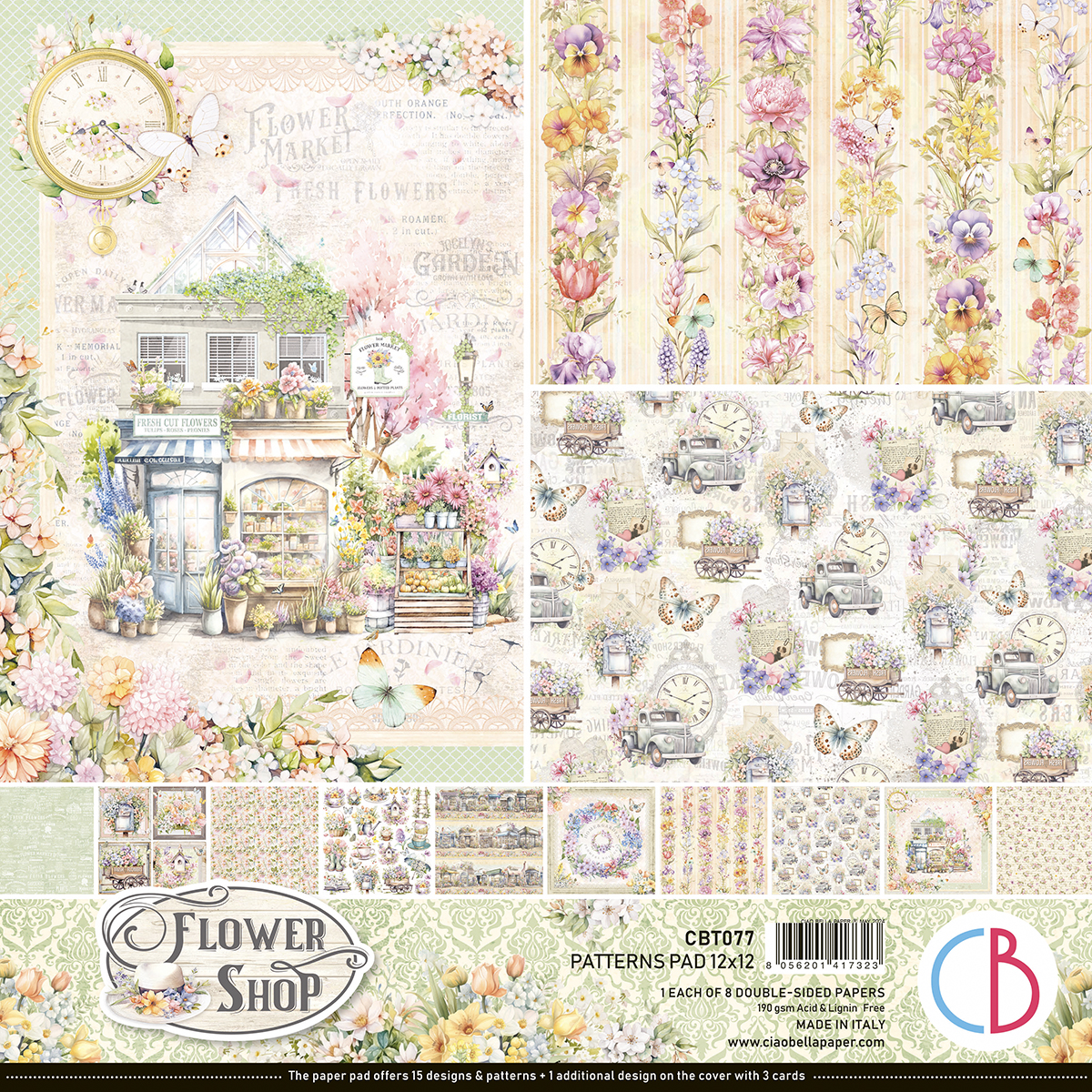 Ciao bella Flower shop paper set