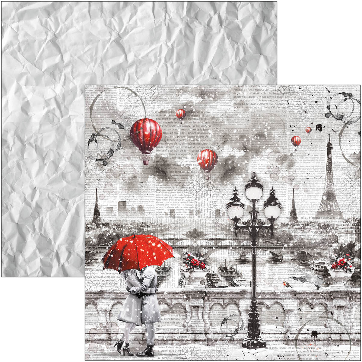 Ciao Bella Je t'aime Paris Papierset