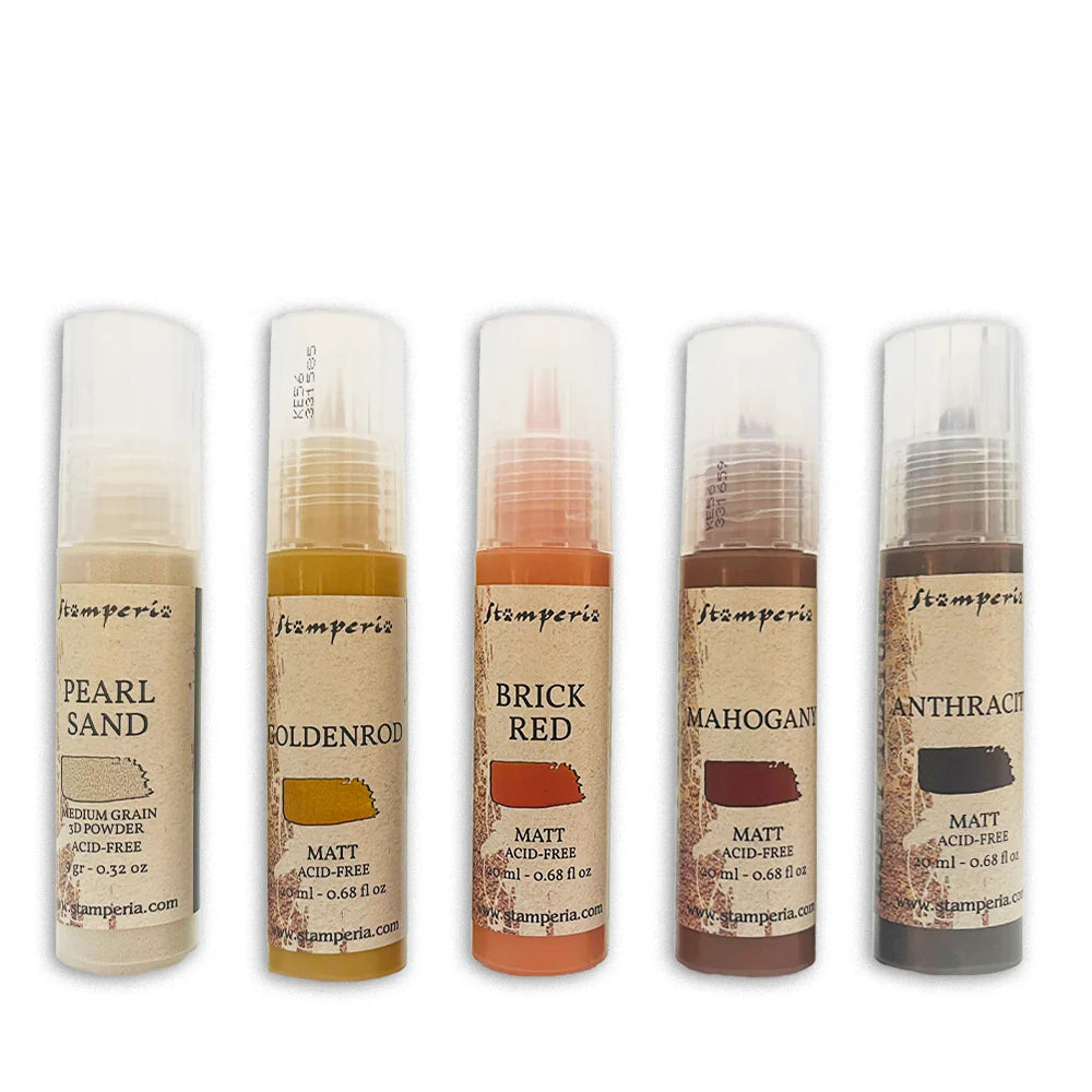 Stamperia - Rusty Texture Paints 5x20ml