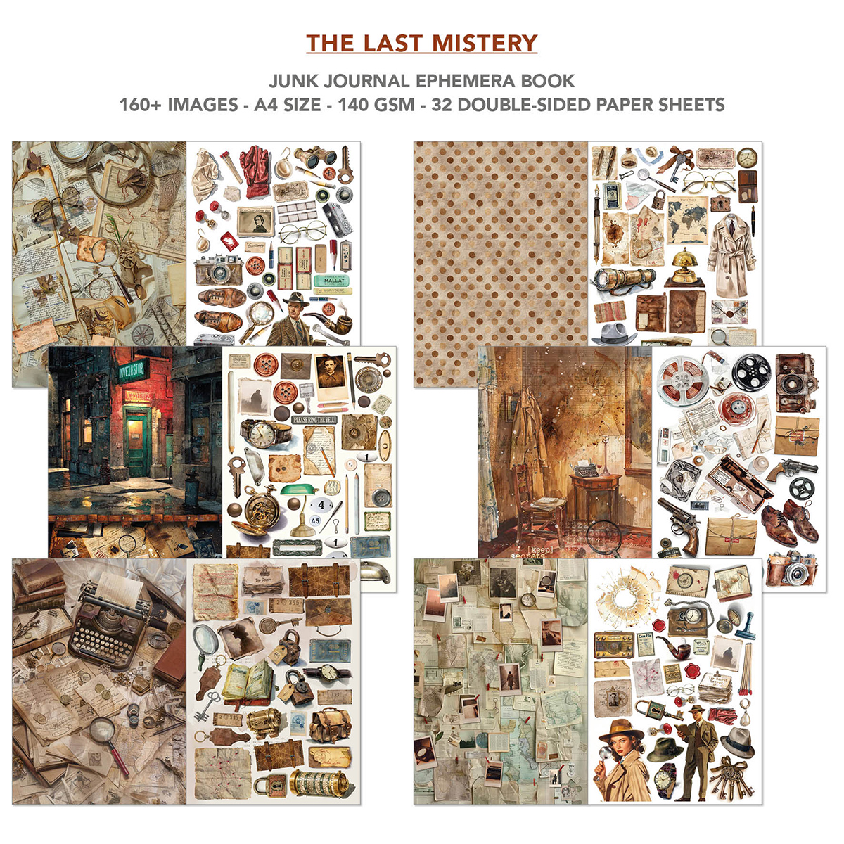 Ciao Bella Junk Journal book The last Mystery
