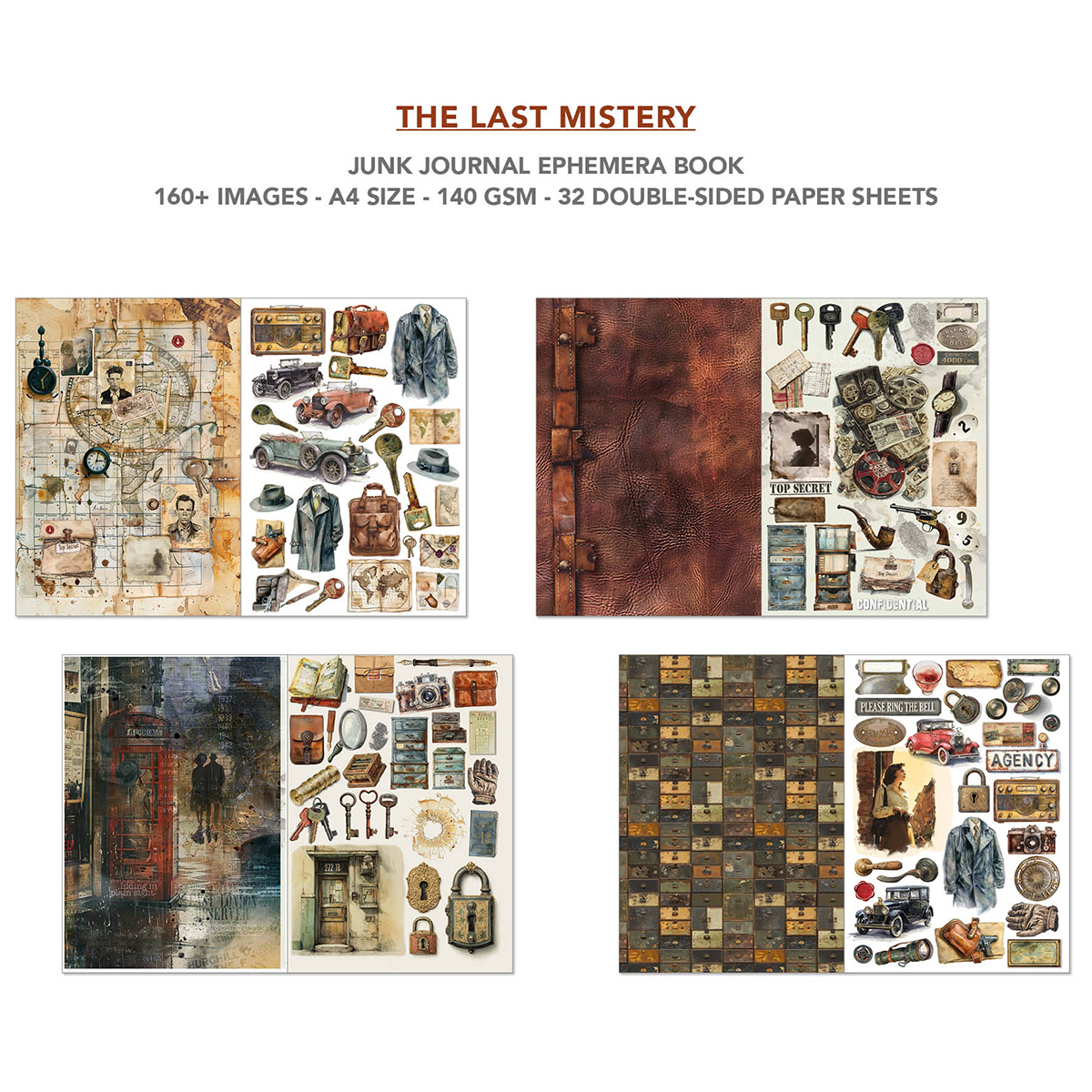 Ciao Bella Junk Journal book The last Mystery