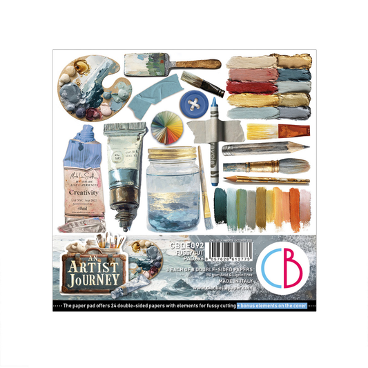 Ciao Bella An Artist Journey fussy cut pad