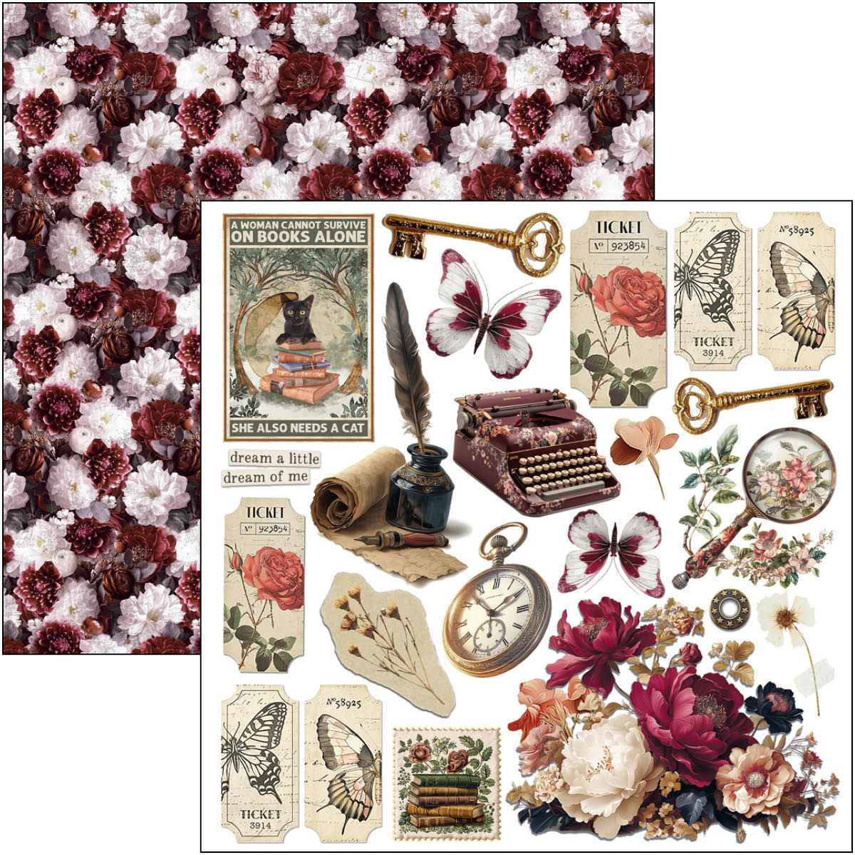 Ciao Bella Booklovers fussy cut pad