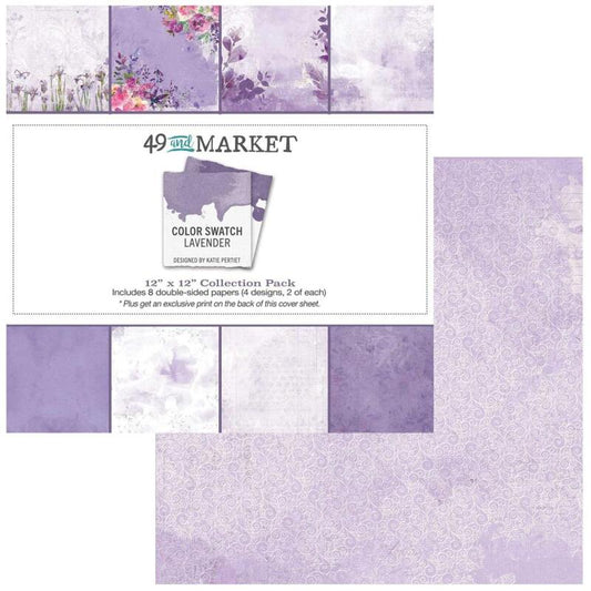 49 and Market - Color Swatch Lavender 12 x 12 Collection Pack