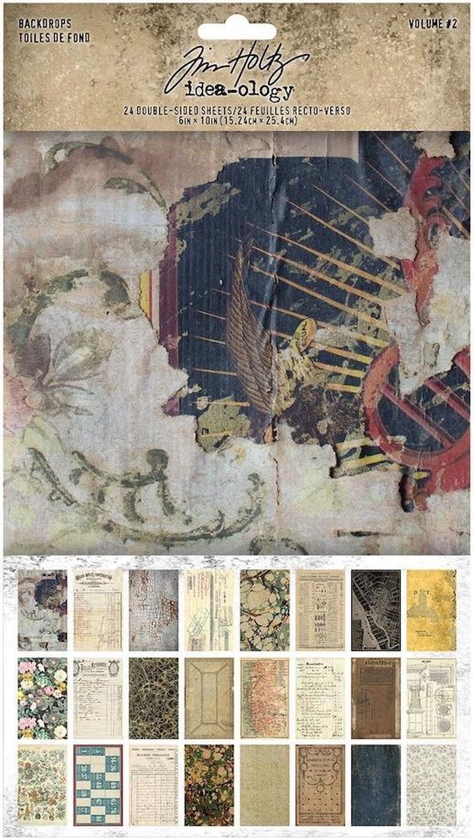 Tim Holtz Idealogy backdrops vol 2