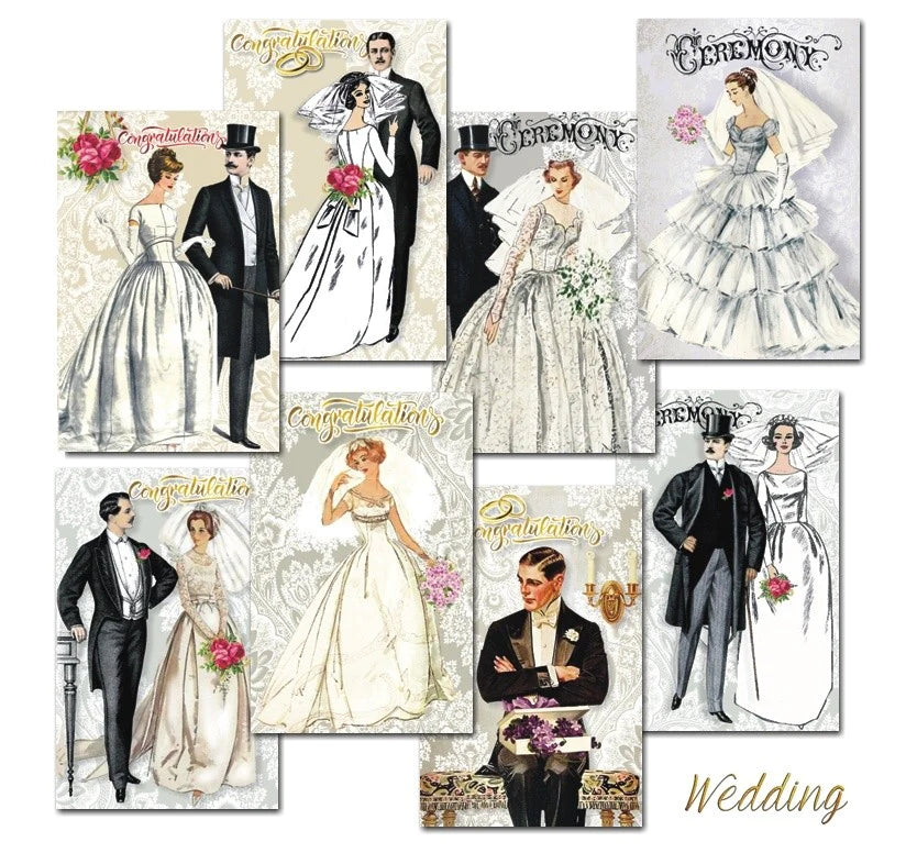 Decorer -  Wedding 7x10,8 cm scrapbook papier