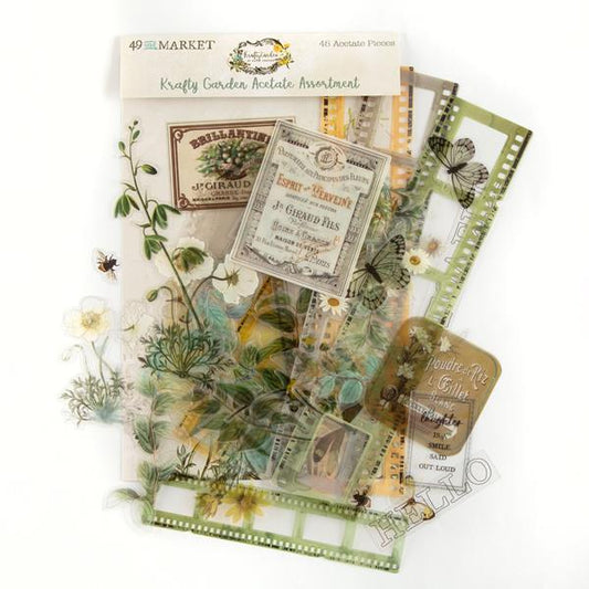 49 and market Krafty Garden Acetate Assortment