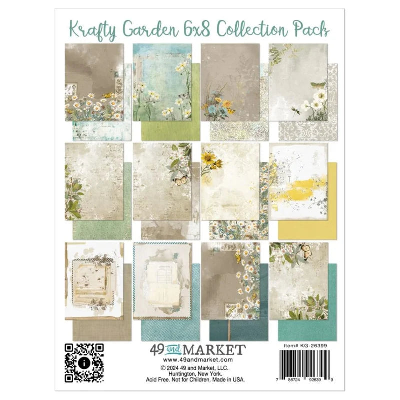 49 and market Krafty Garden paper packs