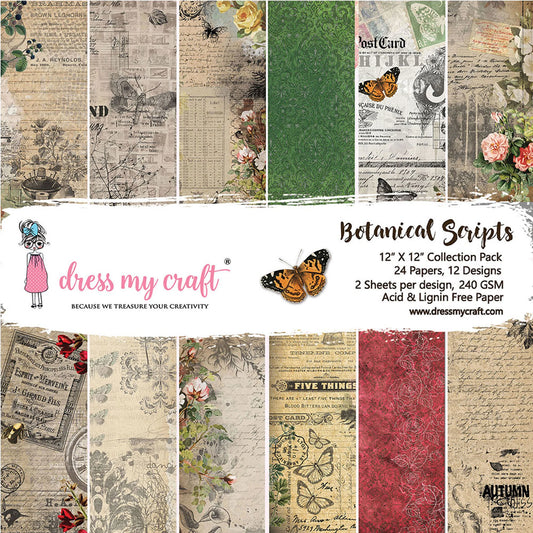 Dress My Craft - Botanical Scripts