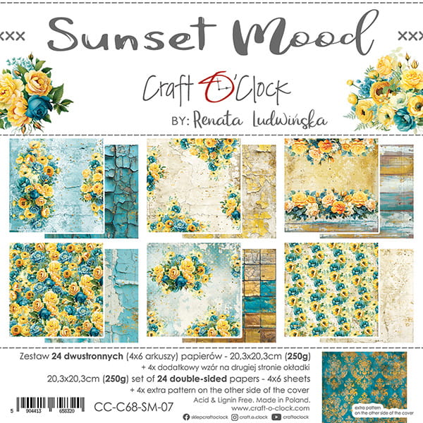 Craft o' clock Sunset Mood dessin papier