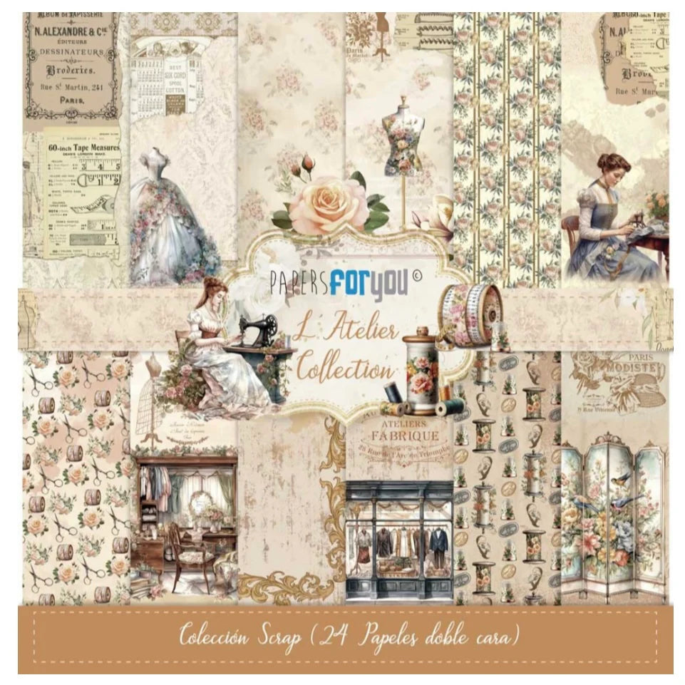 Papers for You - L'Atelier Collection 8x8 inches