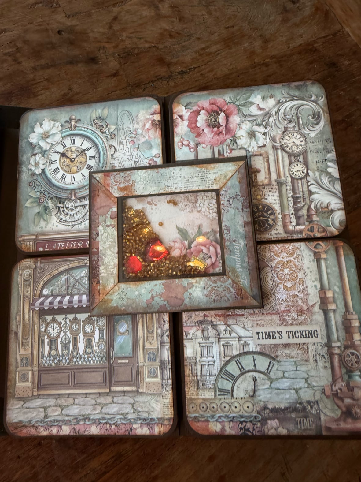 Workshop pop-up album Garden of Time