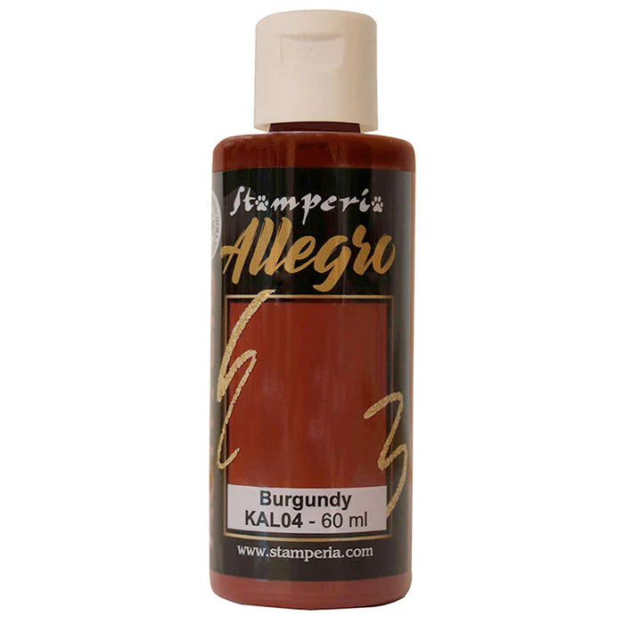 Stamperia Allegro Acrylverf Burgundy 60 ml