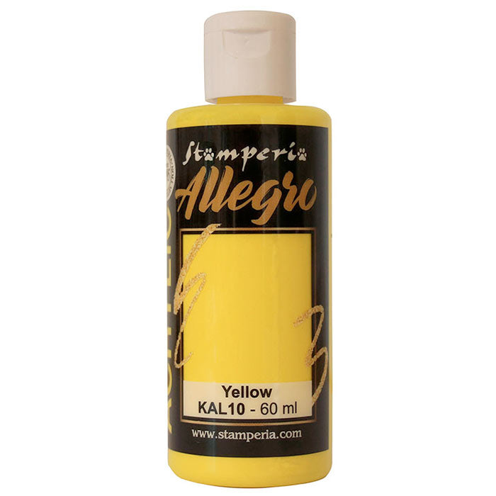 Stamperia Allegro Acrylic Paint Yellow 60 ml