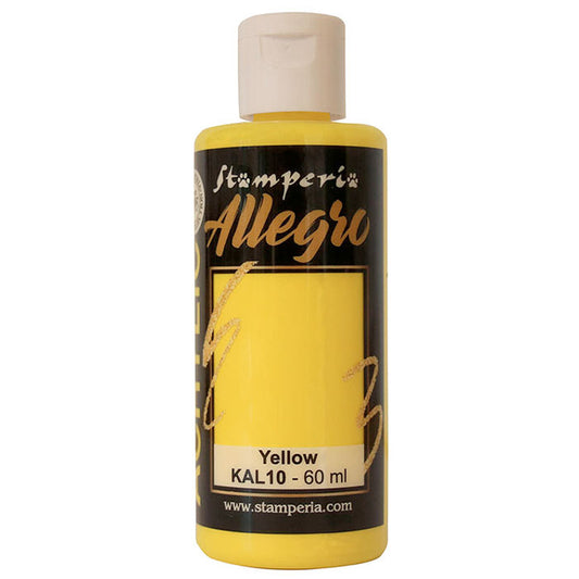 Stamperia Allegro Acrylfarbe Gelb 60 ml