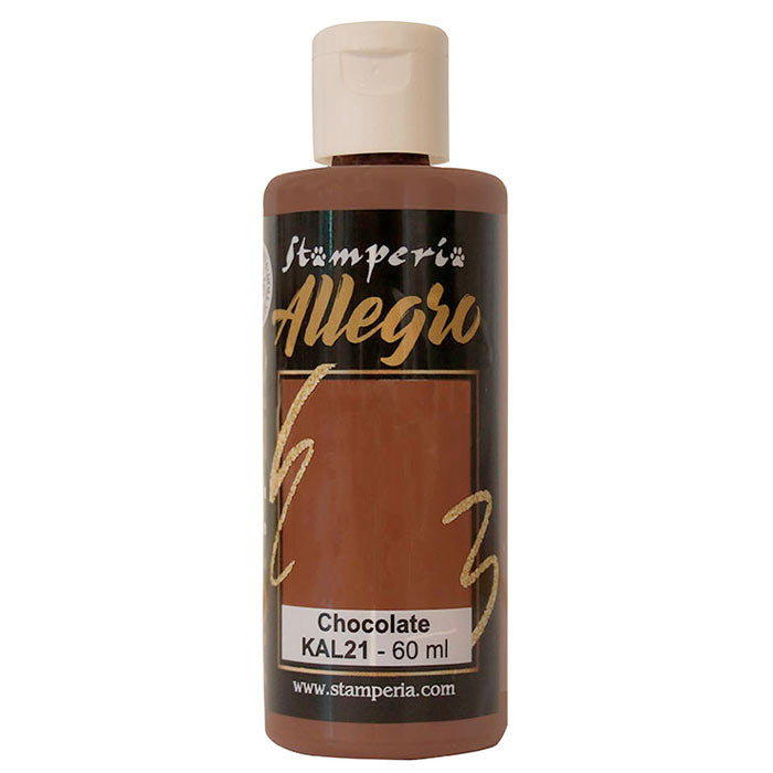 Stamperia Allegro Acrylic Paint Chocolate 60 ml