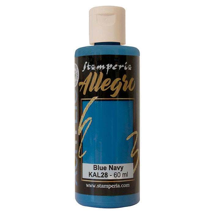 Stamperia Allegro Acrylic Paint Blue Navy 60 ml
