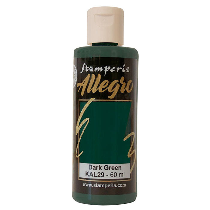 Stamperia Allegro Acrylic Paint Dark Green 60 ml