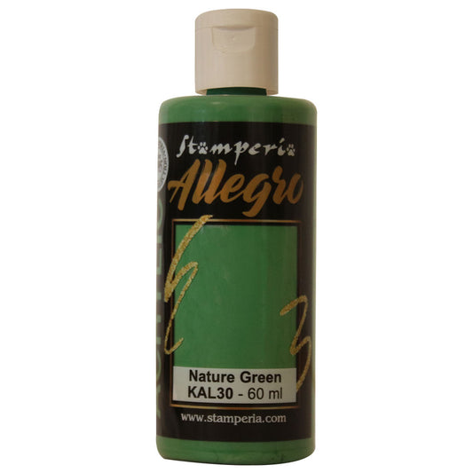 Stamperia Allegro Acrylfarbe Naturgrün 60 ml