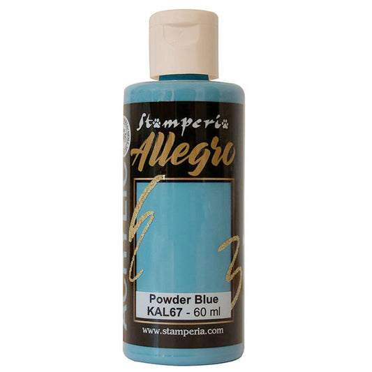 Stamperia Allegro Acrylfarbe Pulverblau 60 ml