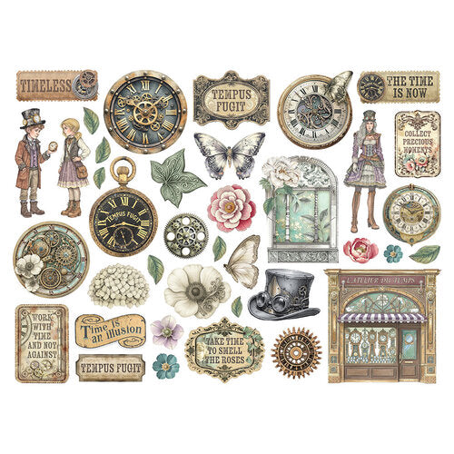 Stamperia - Gardens of Time - Die Cuts