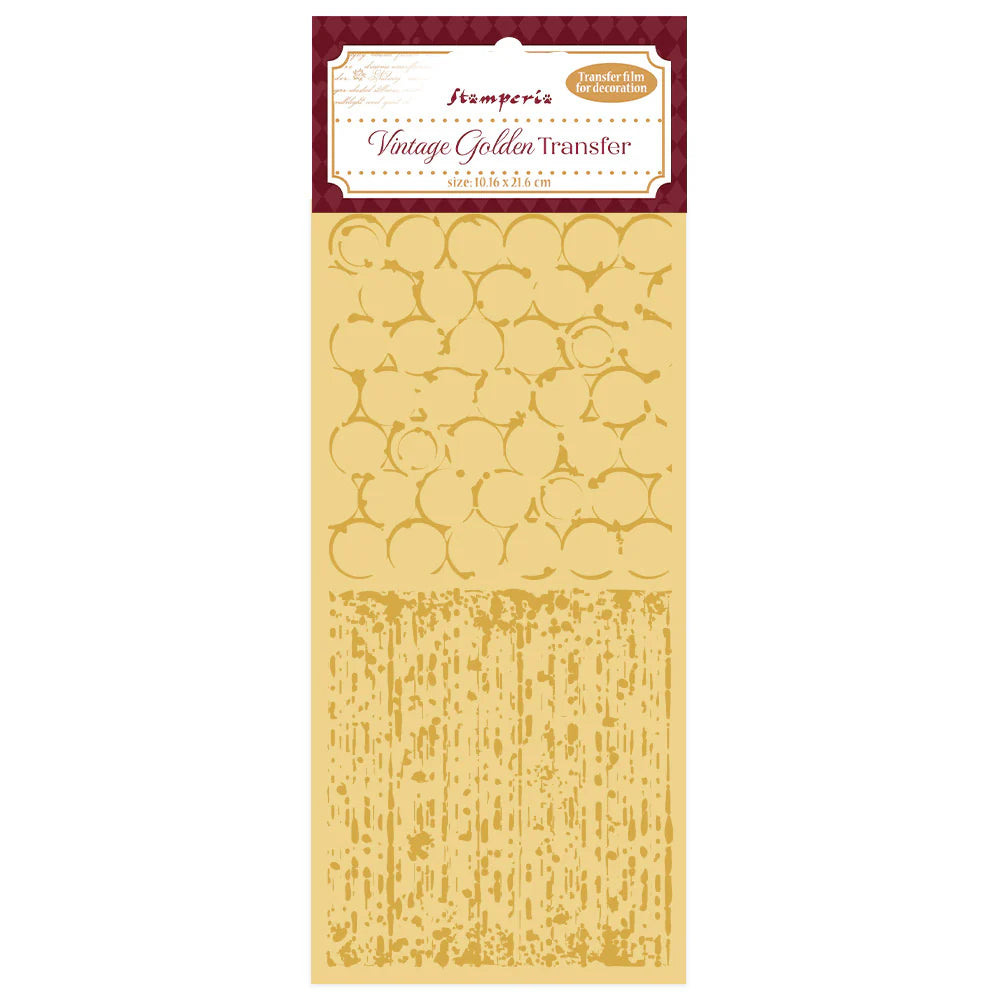 Stamperia - Vintage Golden Transfer