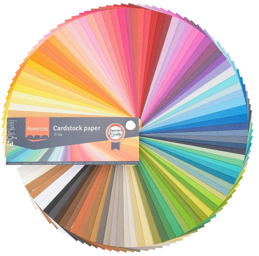 Florence • Cardstock Papier Textured Kleurenkaart