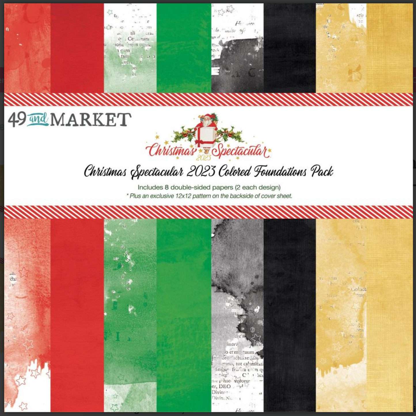 49 and Market - Collection Pack - Christmas Spectacular 2023 Colored Foundations Pack