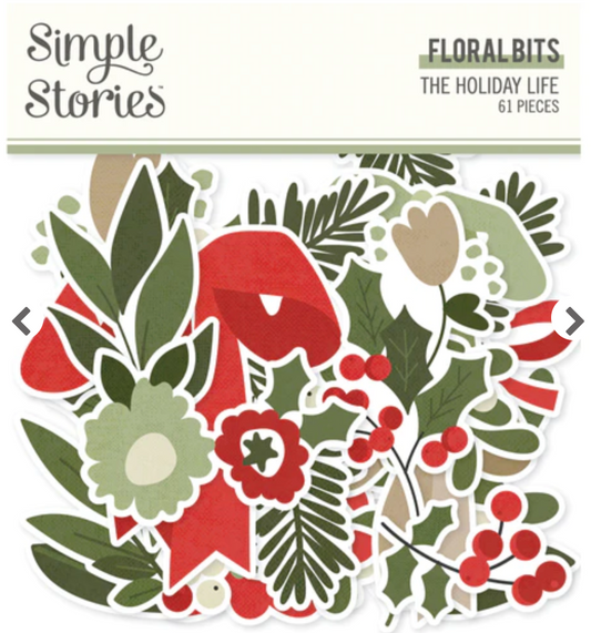 Simple Stories - Floral Bits - The Holiday Life