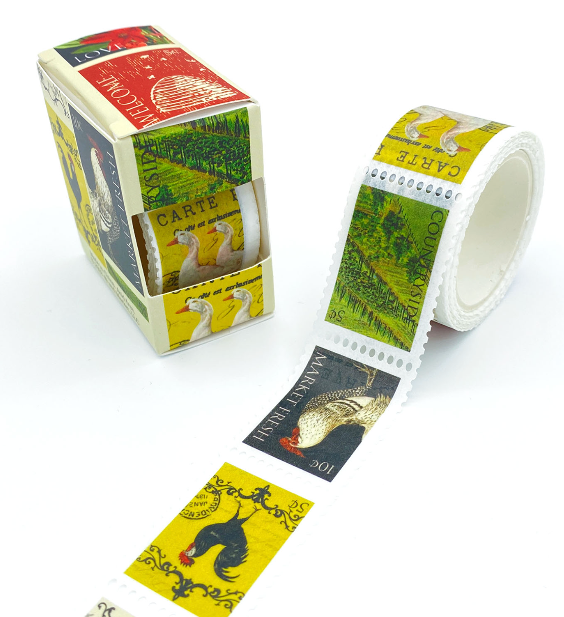 49 and Market - Vintage Artistry Countryside - Postage tape washi tape