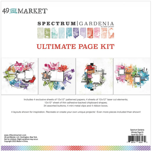 49 und vermarkten Sie das Spectrum Gardenia Ultimate Page Kit