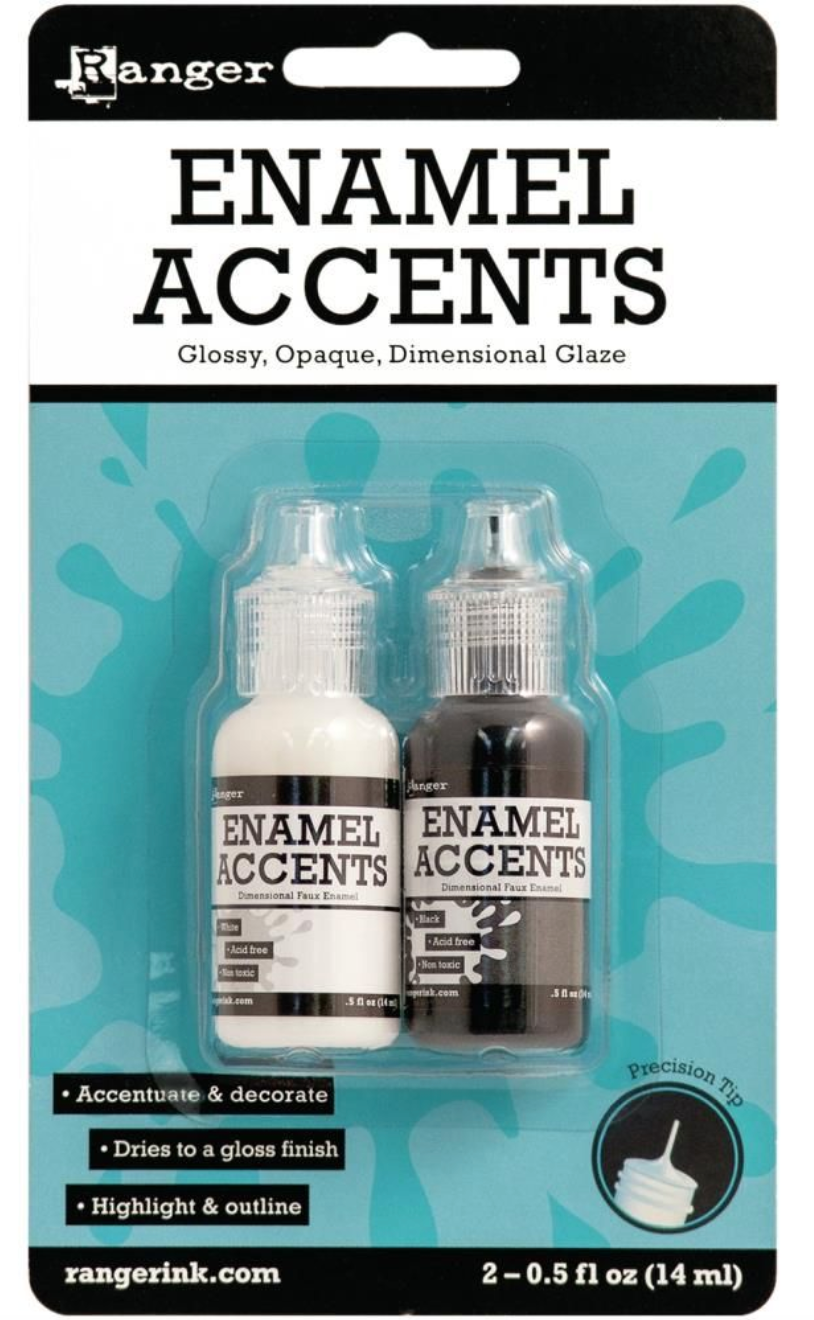 Ranger - Enamel Accents - Glossy, Opaque, Dimensional Glaze