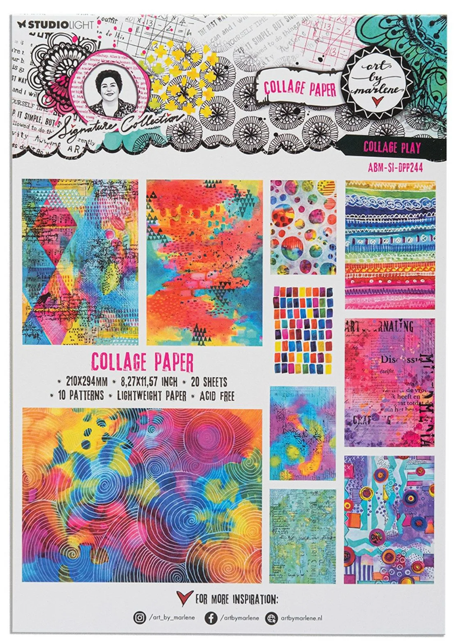 Art by Marlene - Collage Paper - Collage Play
